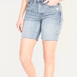 Old Navy | High-Waisted OG Jean Cut-Off Shorts 7-inch Inseam, NWT